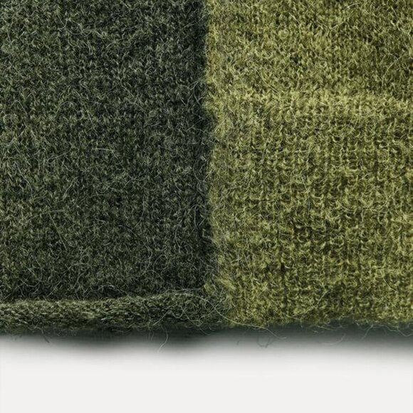 ZARA TWO TONE WOOL BLEND SWEATER - Picture 5 of 10